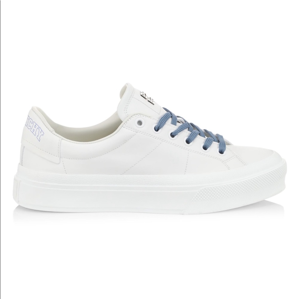 NEW GIVENCHY GAME DAY CITY SPORT LACE UP WHITE SNEAKERS SHOES LOGO SZ 39 or 9 - Picture 8 of 10